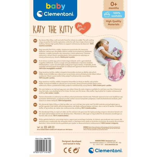 clementoni przytulanka kicia